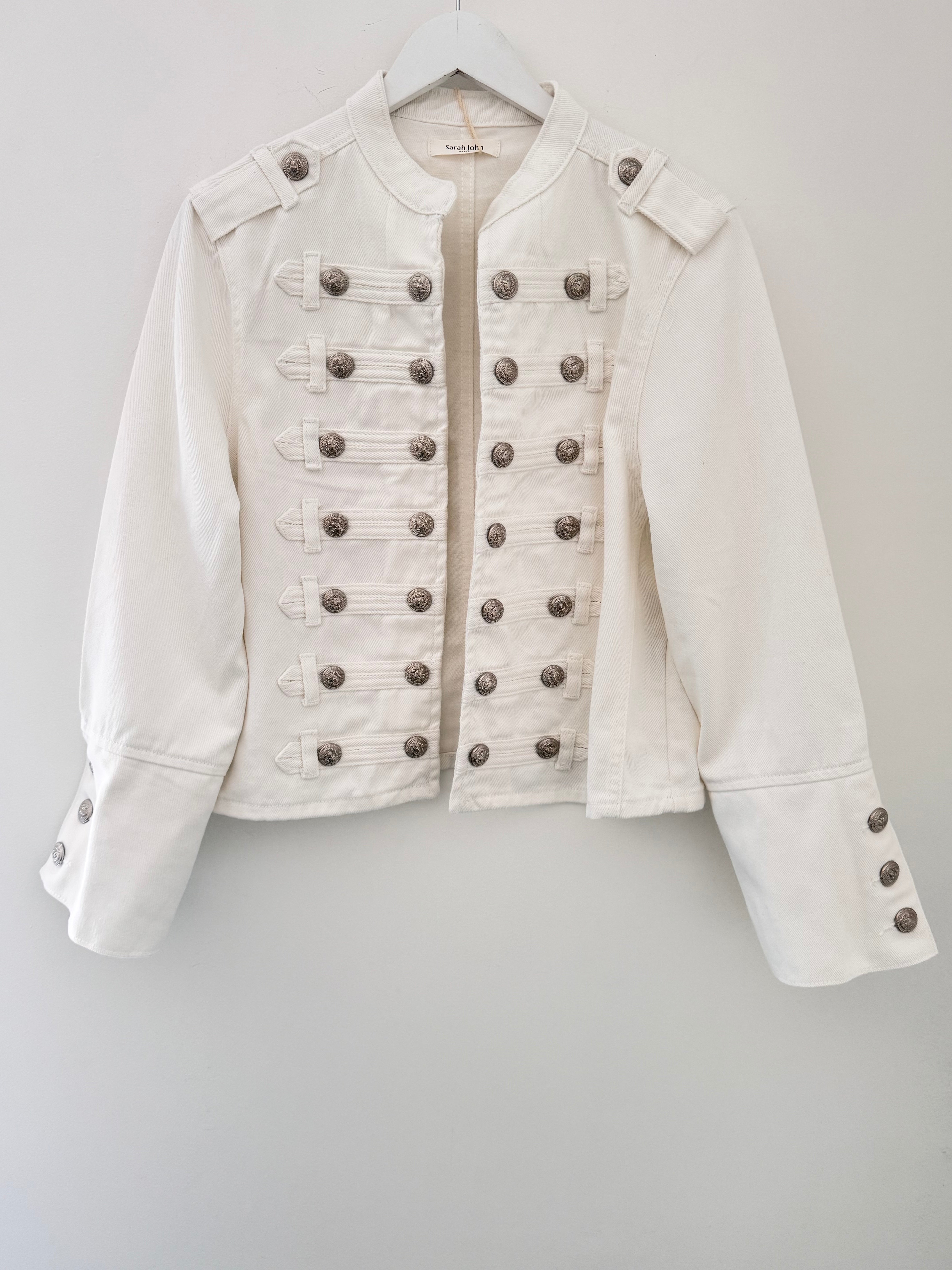 Military Jacket in Ivory