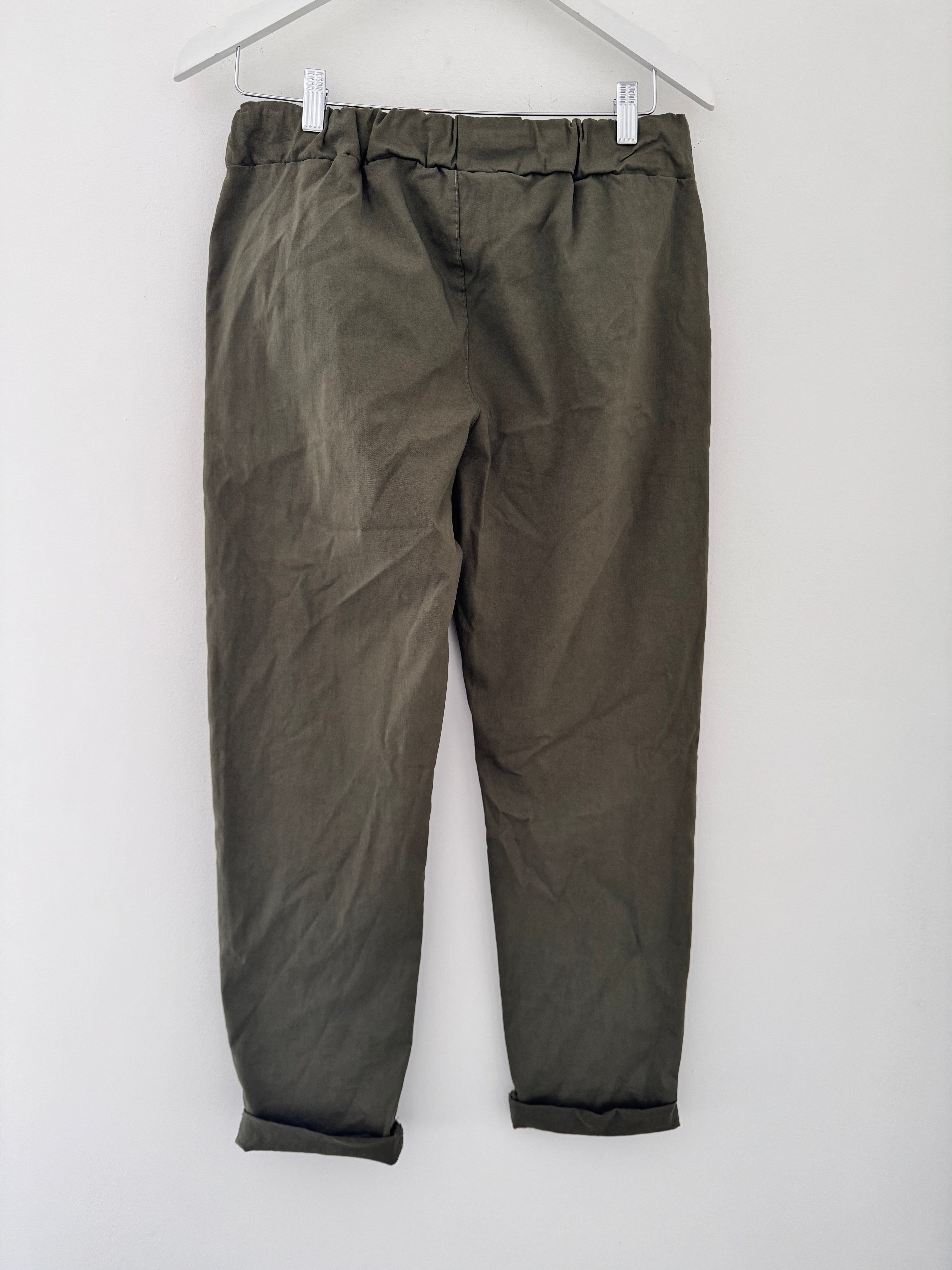 Super Stretch Joggers in Khaki