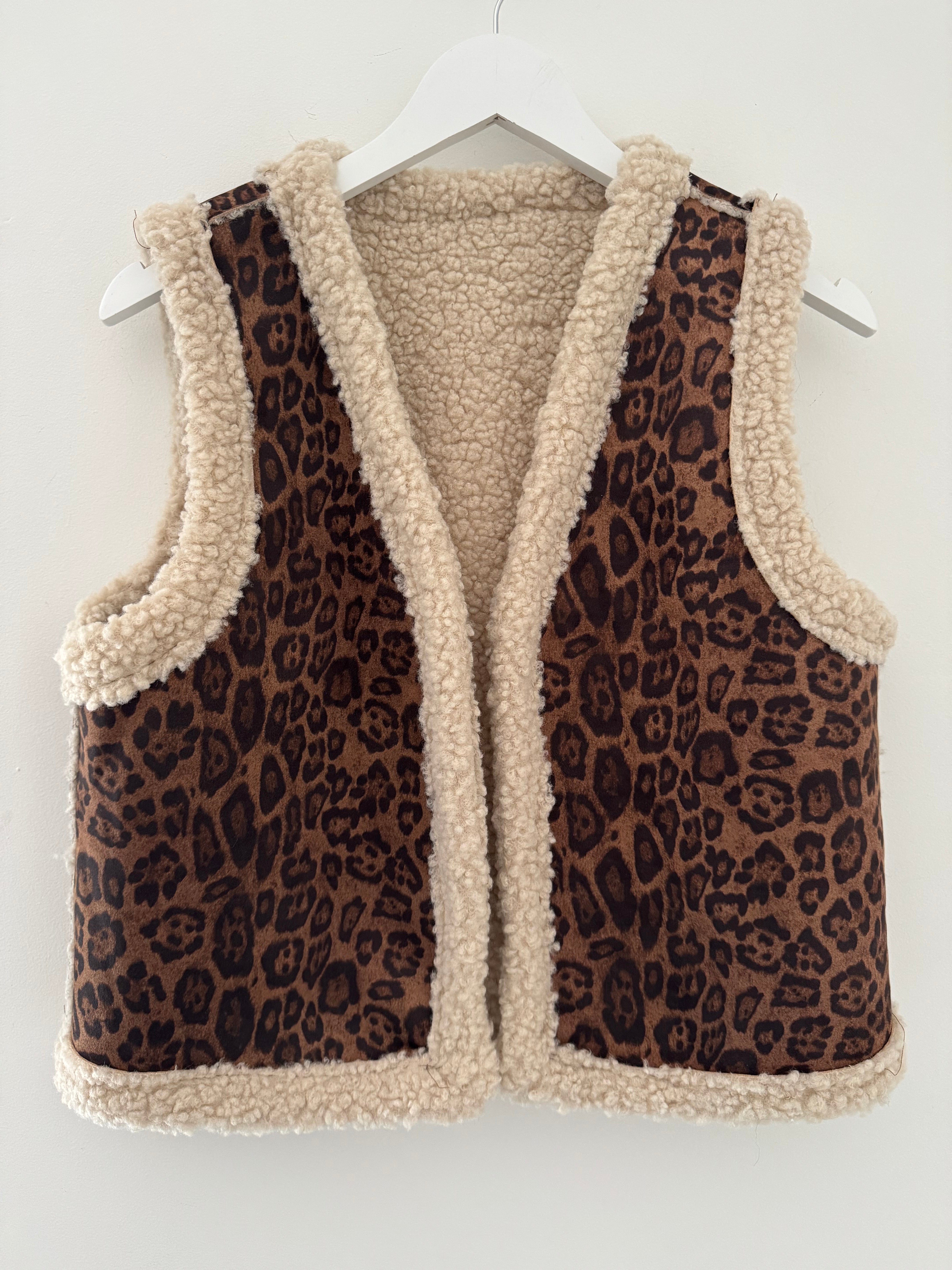 Leopard & Fur Gilet