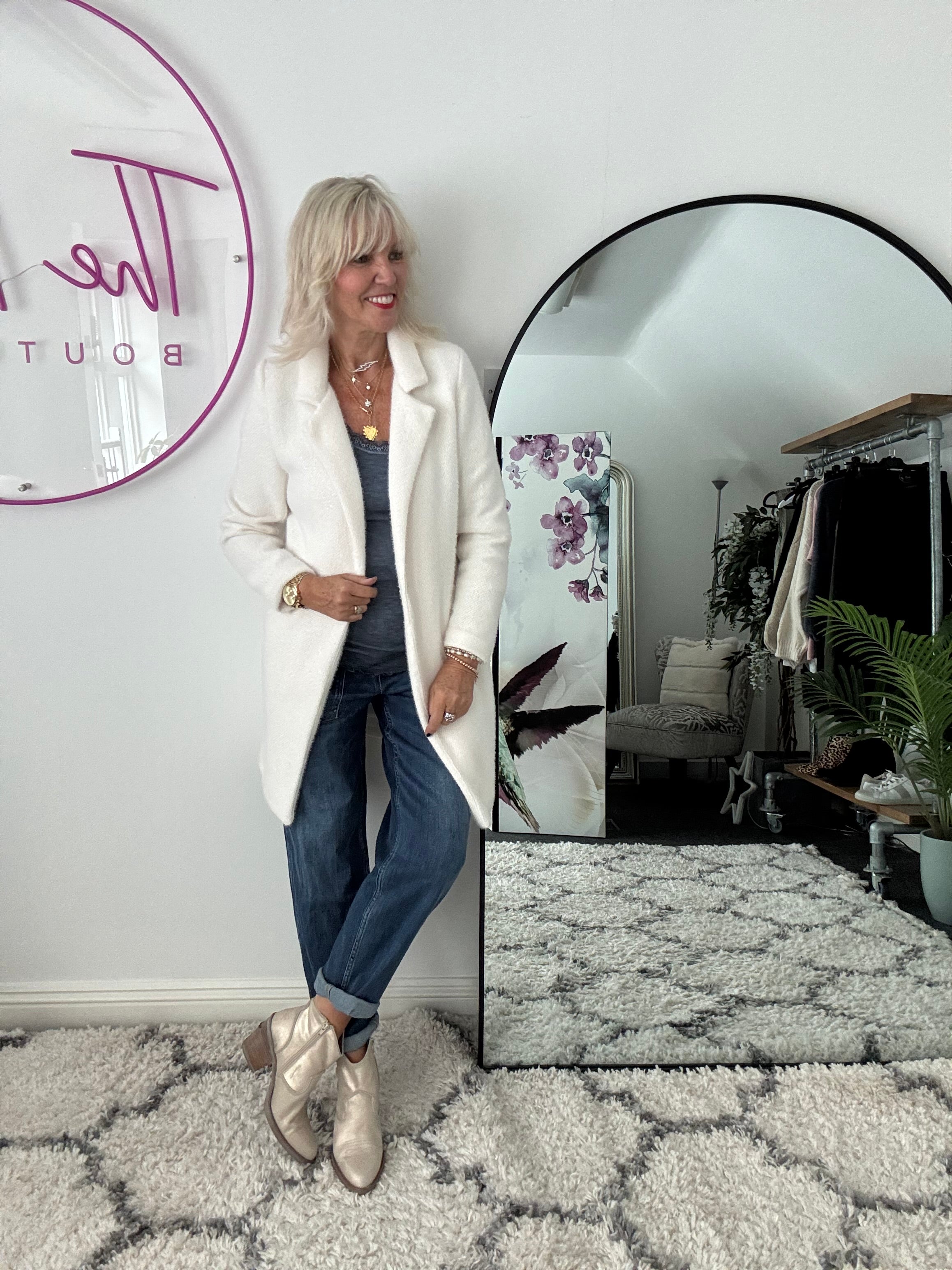 Luxe Coat in Winter White