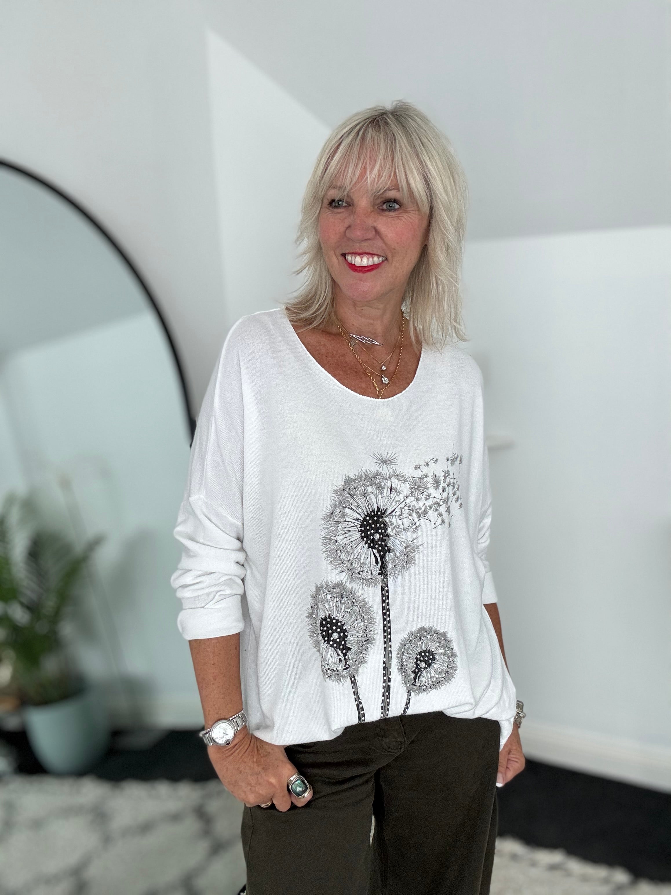 Dandelion Jumper in Ivory