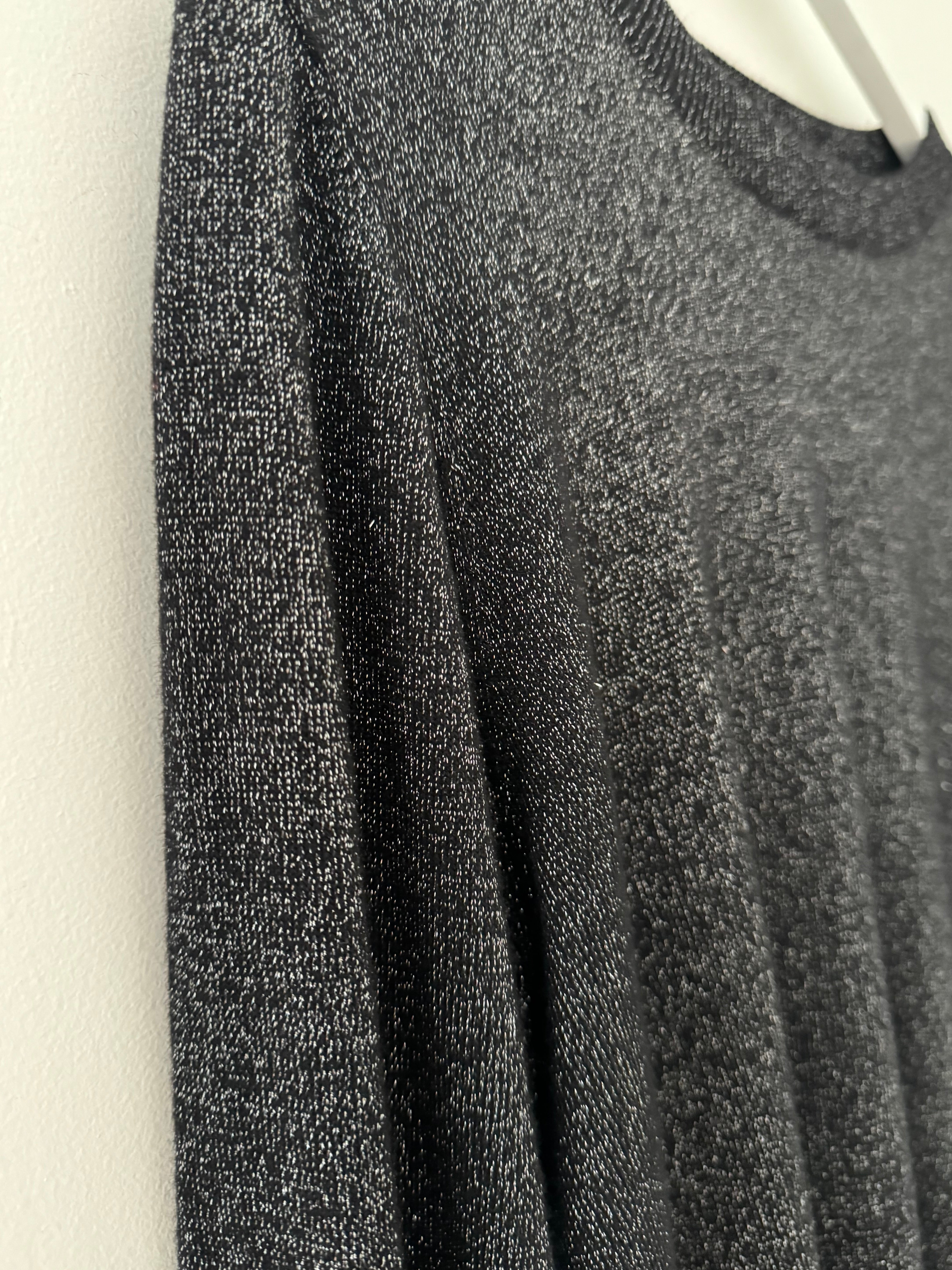 Soft Shimmer Jumper in Black