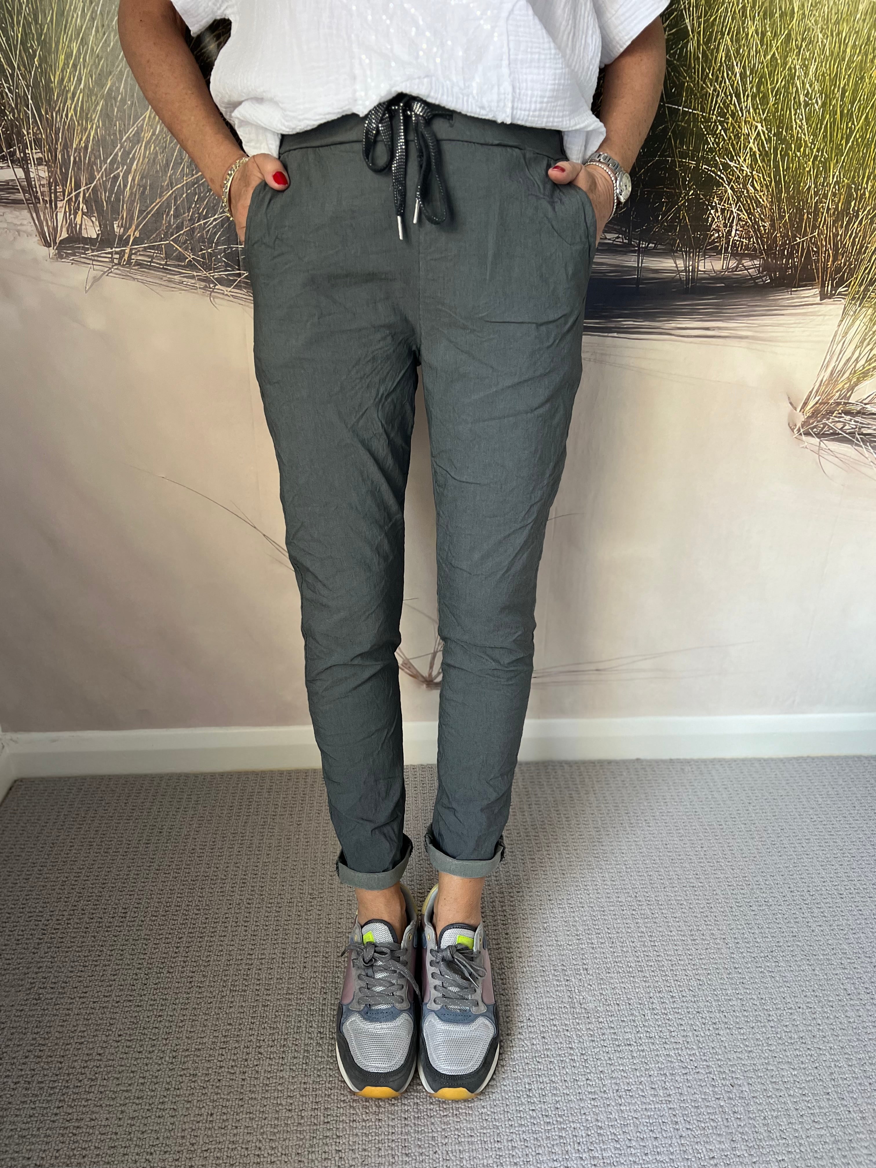 Super Stretch Joggers in Charcoal