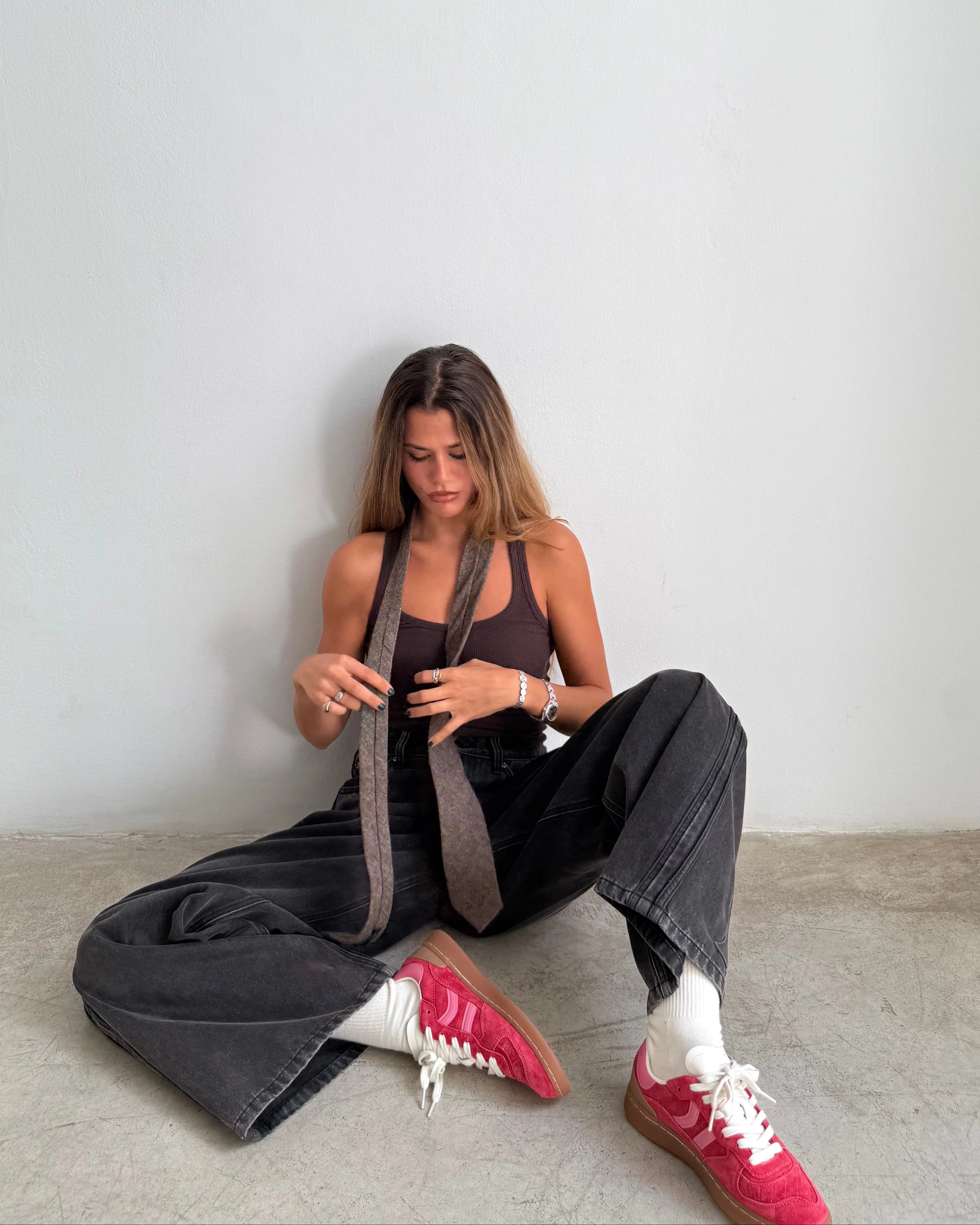 Coolway Goal Trainers in Red Love