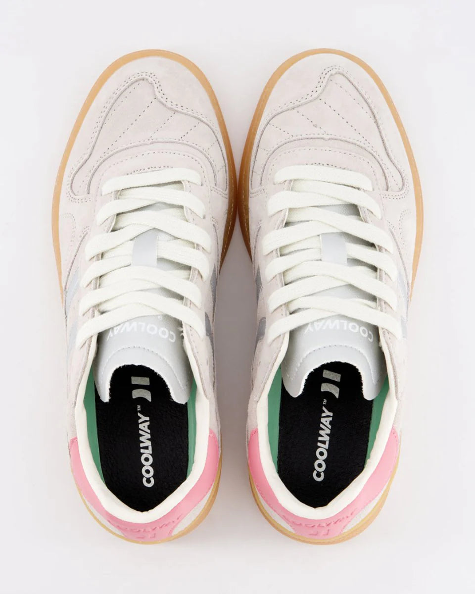 Coolway Goal Trainers in Ice Silver