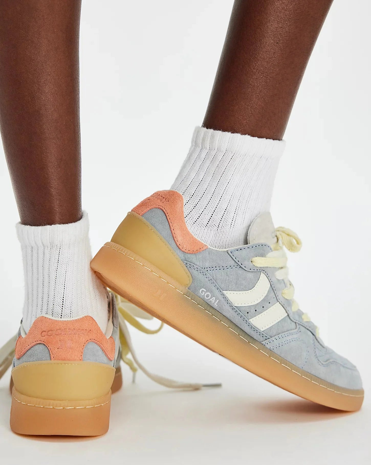 Coolway Goal Trainers in Pale Blue