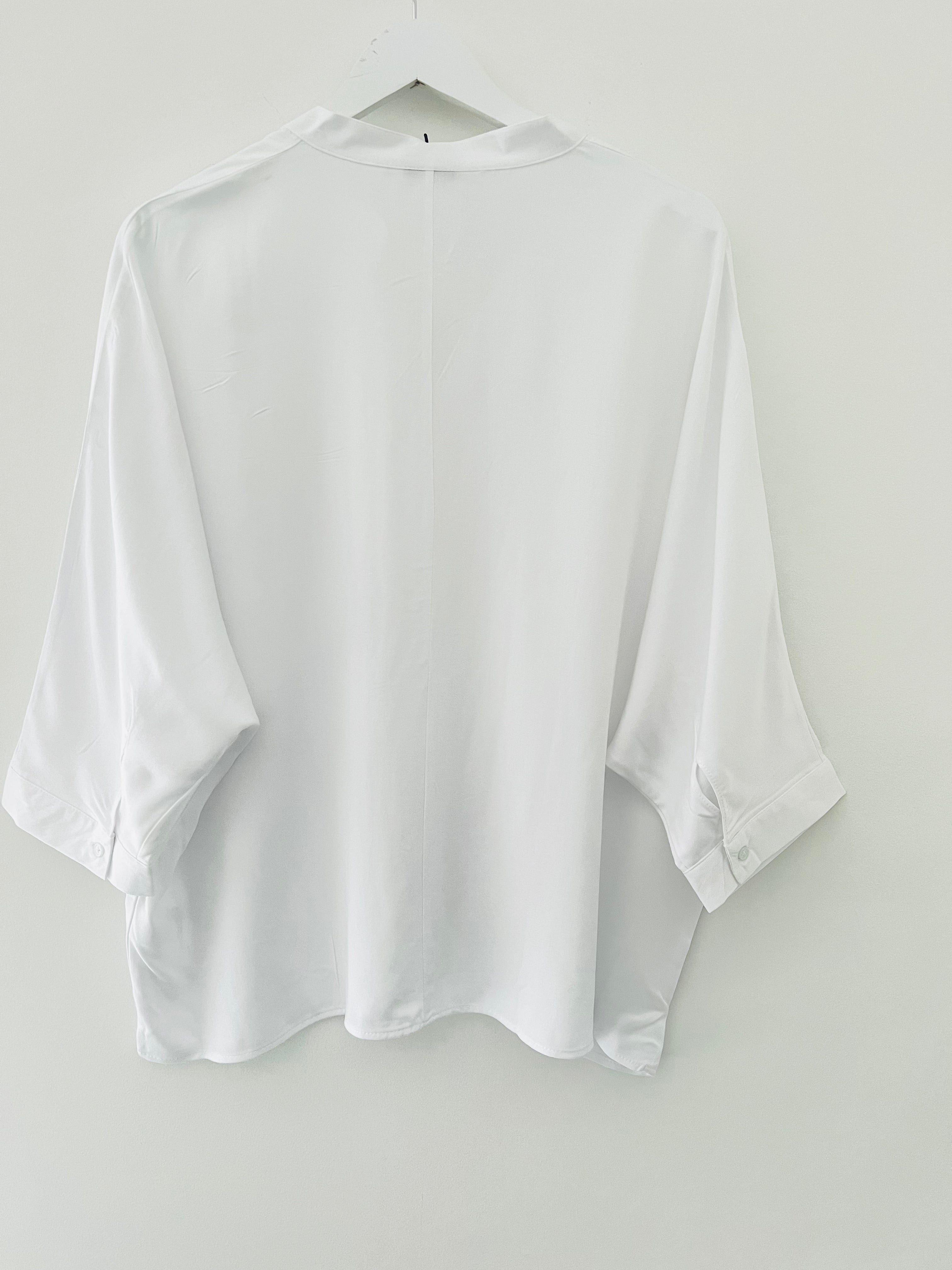 Grandad Shirt in White