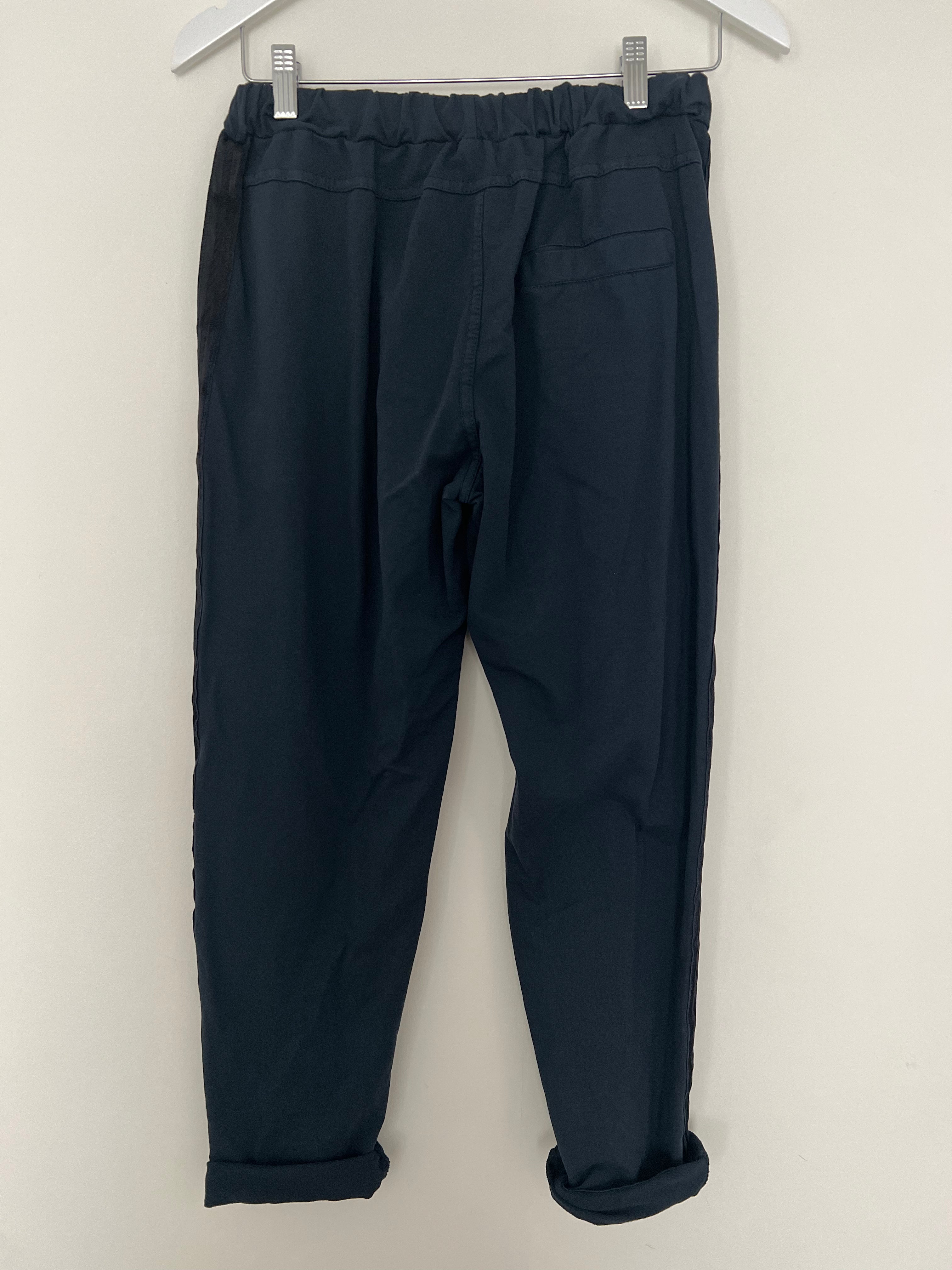 Jersey Stretch Joggers in Navy