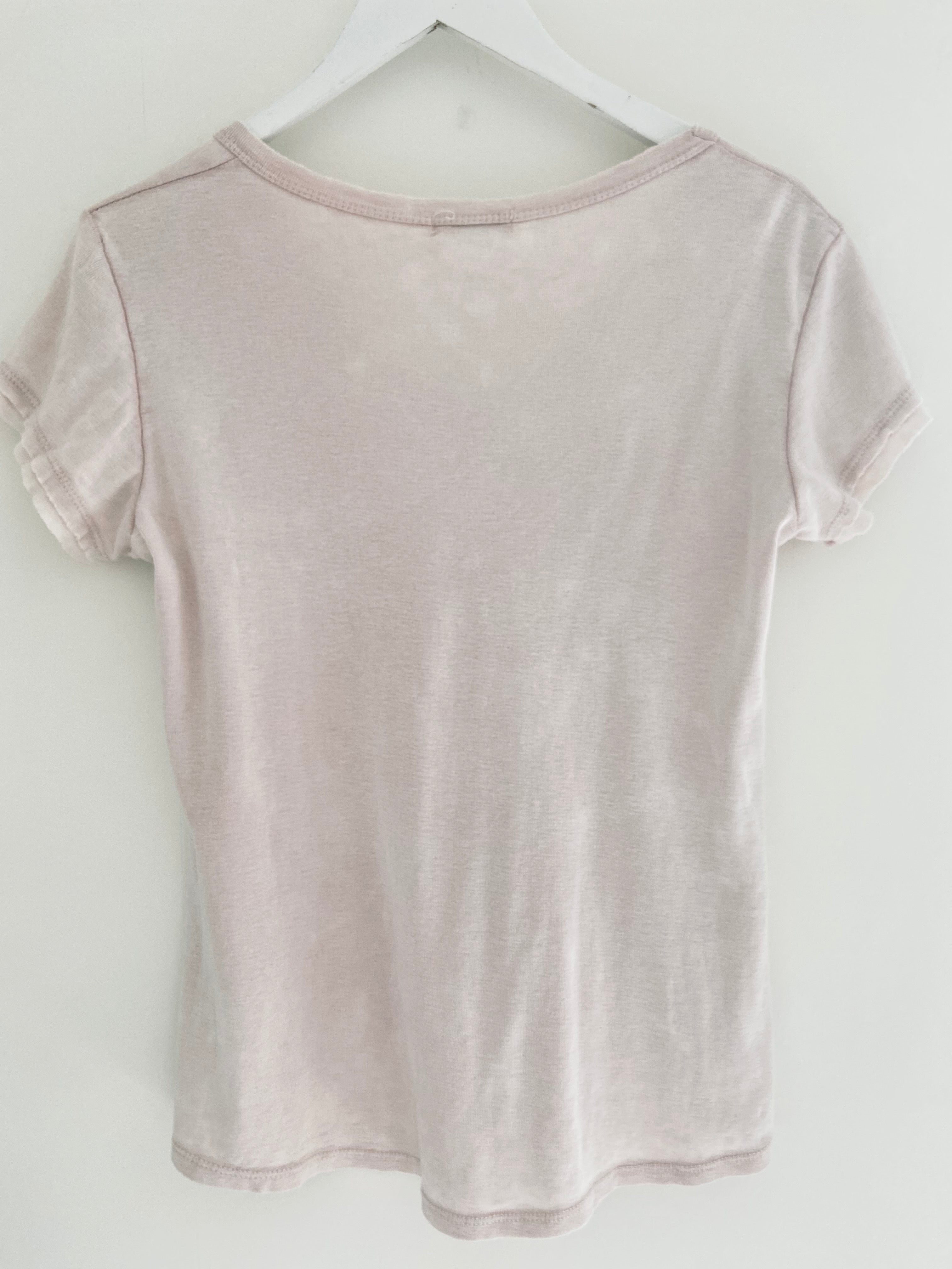 Vintage Star Tee in Shell Pink