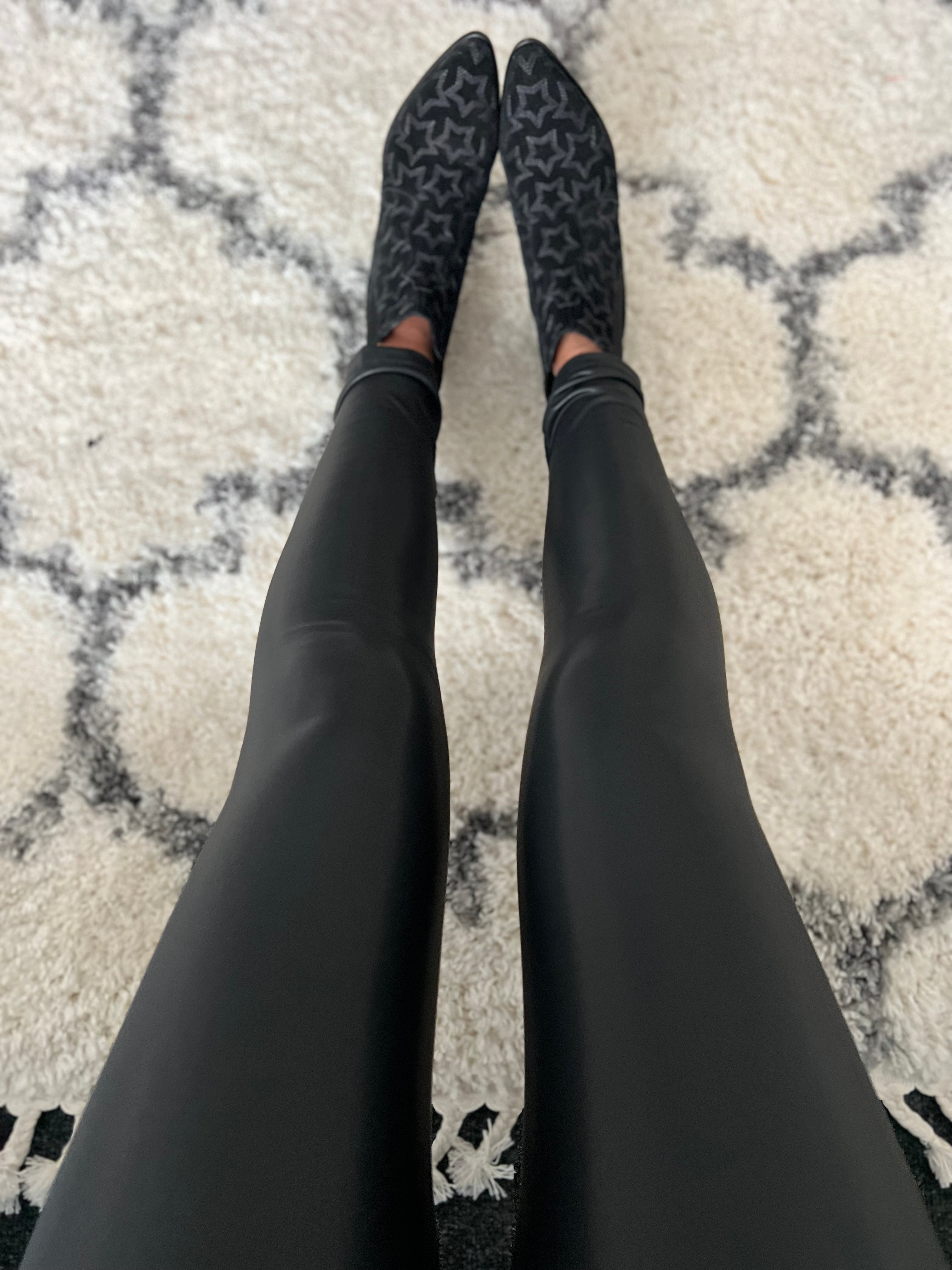 Leather Look Leggings