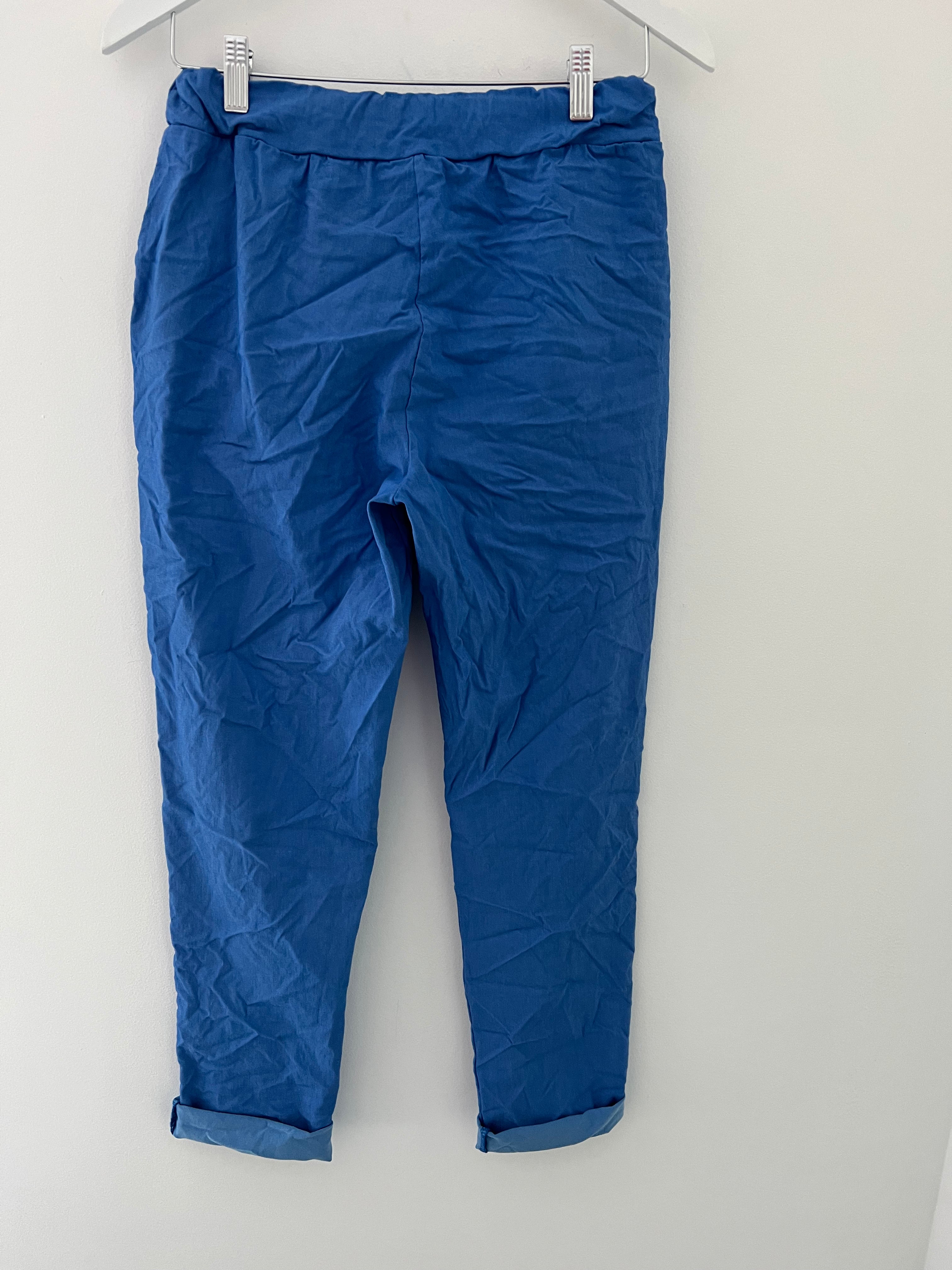 Super Stretch Joggers in Sky Blue