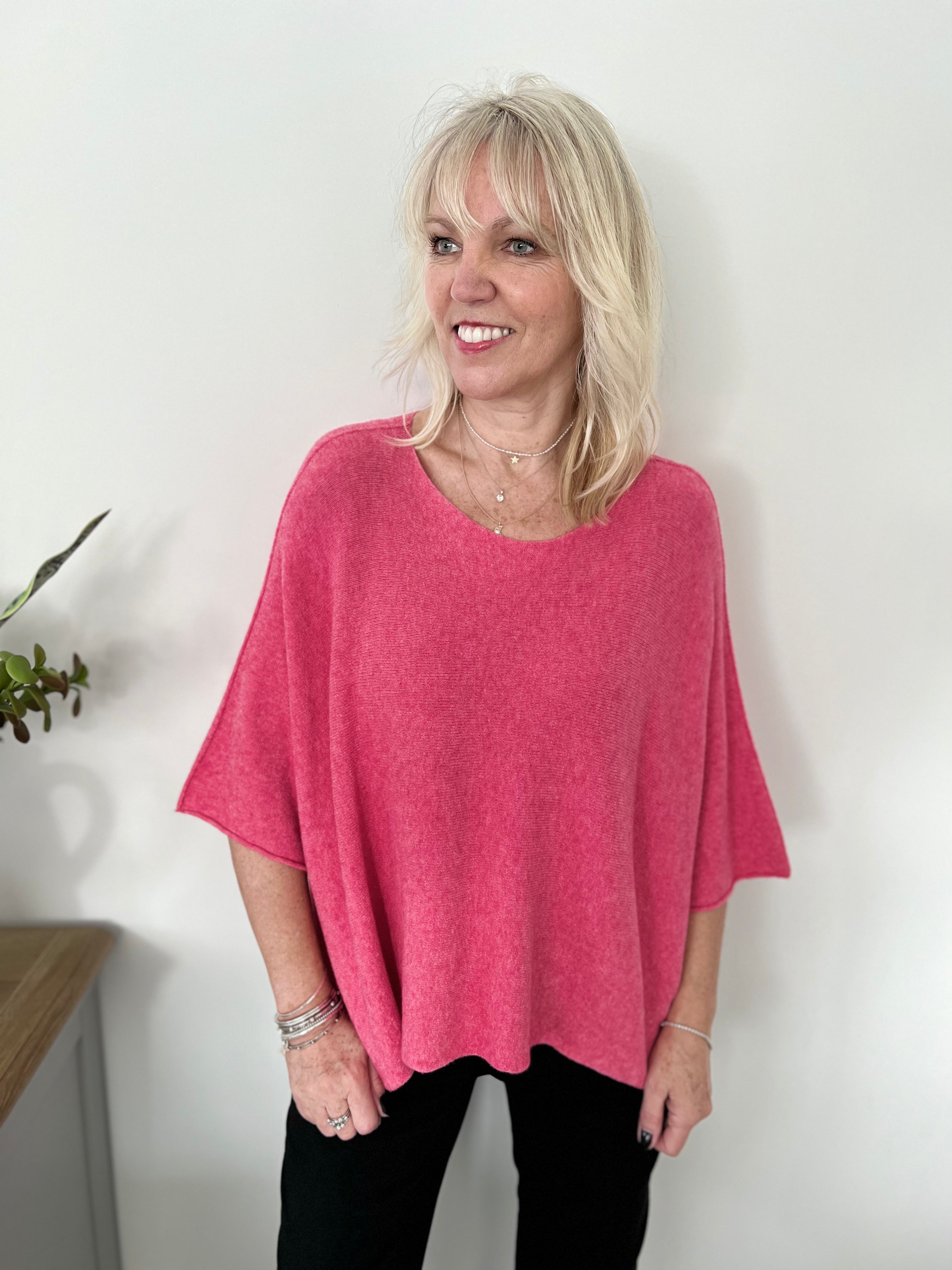 Slouch Knit in Pink