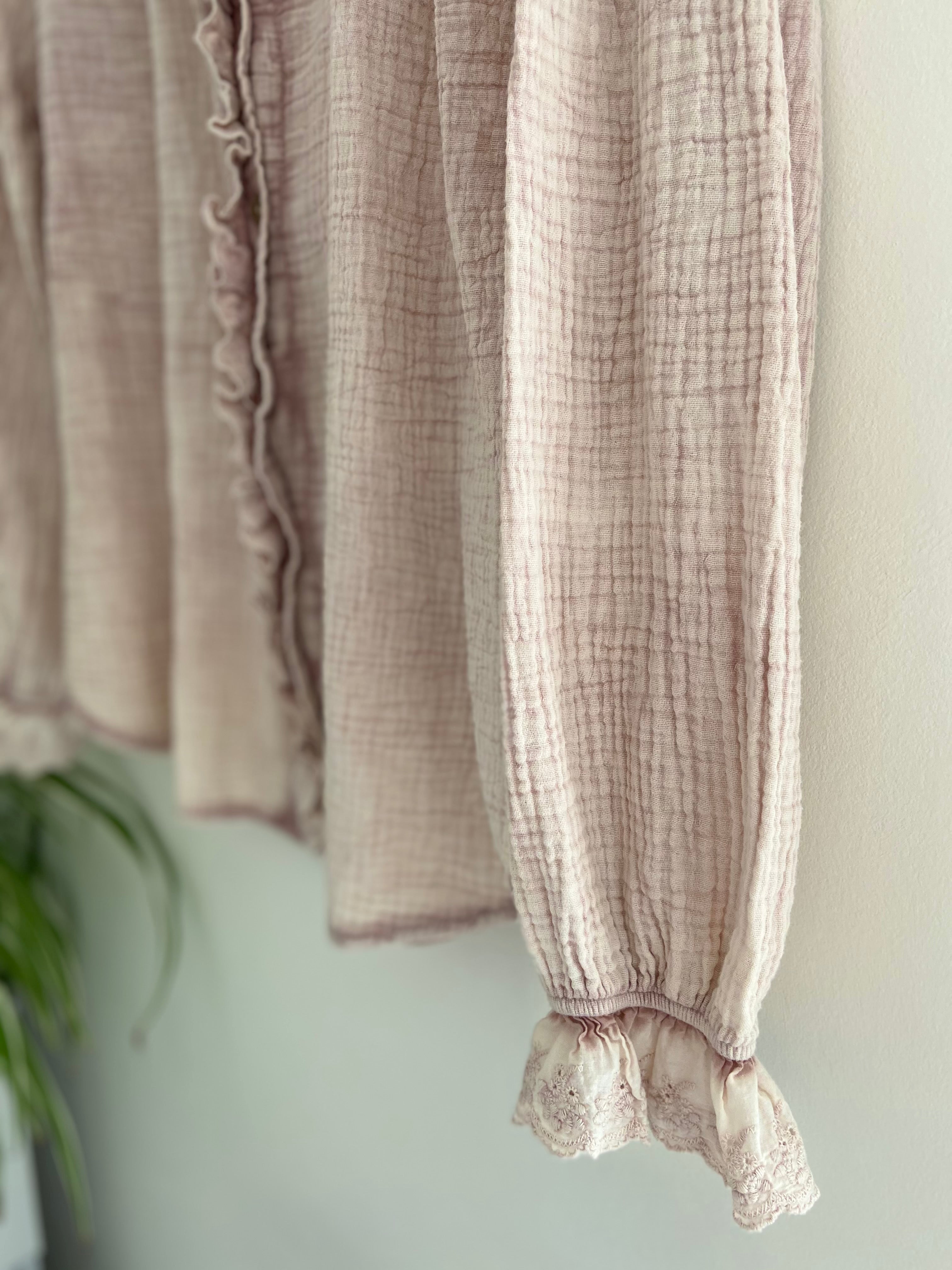 Cheesecloth Shirt in Rose Pink