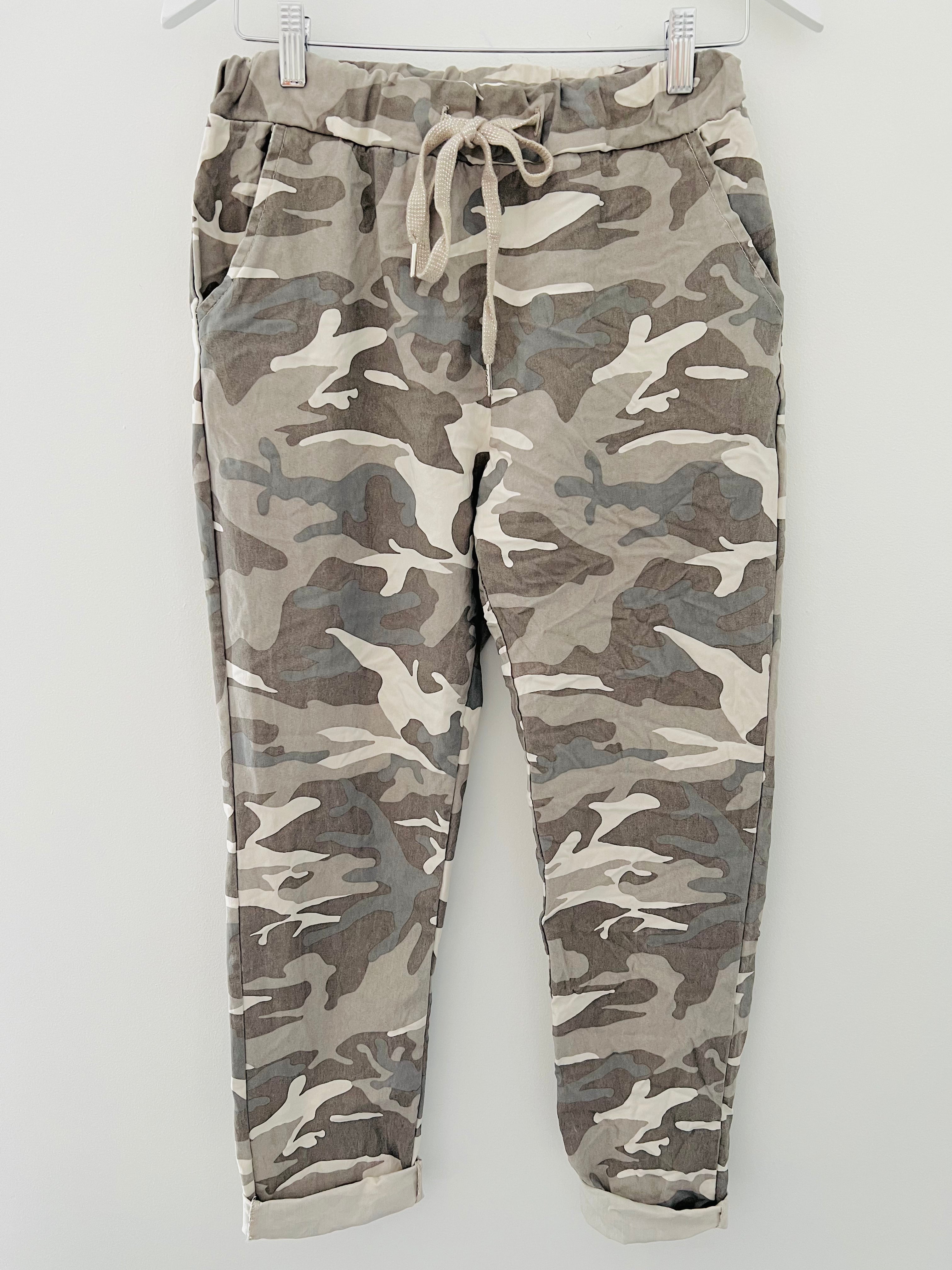 Super Stretch Joggers in Stone Camo